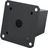A black metal post anchor bracket with four mounting holes and a central opening. Náhled obrázku produktu