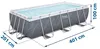 Piscina Steel Pro Max Marble 4,04 x 2,01 x 1 m - 56721 Anteprima dell’immagine prodotto 12