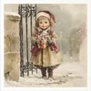 Set de papier de riz - Vintage Enfants, Noël - RSM184 - Itd Voir les images du produit 4