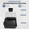 Ausziehbares Geschirrabtropfgestell aus Edelstahl – mit Produktbild-Vorschau 6