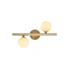 Opviq, Domino- Domino FLG, Gold, Wandleuchten, 40 x 12 x 26 Produktbild-Vorschau 4