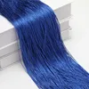 Drahtvorhang 2er-Set 100x200 cm dunkelblau Polyester Raumteiler Podgląd zdjęcia produktu