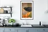 MuchoWow® Gerahmtes Poster Vogel - Amsel - Winter - Eis - Produktbild-Vorschau 4