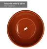 sada 6 servírovacích misek Ø 15 cm Hnědě glazovaná kamenina Náhled obrázku produktu 3