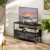 HOMCOM TV Schrank Lowboard mit 2 Schubladen, offenem Fach, Produktbild-Vorschau 7