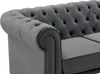 Sofa 3-Sitzer & 2-Sitzer - Samt - Anthrazit - CHESTERFIELD Produktbild-Vorschau 6