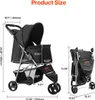 Hondenwagen, draagvermogen 16 kg, inklapbare dierenbuggy, Productafbeelding-voorbeeld 2