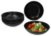 6x piatti fondi Panther nero 420ml gres 6 persone Anteprima dell’immagine prodotto 1