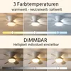 Mini Deckenventilator mit LED Beleuchtung und Fernbedienung Produktbild-Vorschau 9