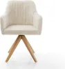 DELIFE Esszimmerstuhl Greg-Flex Cord Beige Holzgestell Produktbild-Vorschau 2