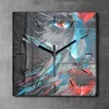 Coloray Uhr auf Leinwand 30x30 cm Wand Uhr Dekoration Produktbild-Vorschau 2