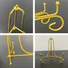 4-teiliger Tellerständer – galvanisiert, goldfarben – 15 cm Produktbild-Vorschau 3