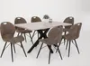 4er Set Esszimmerstuhl Kate – Bezug Vintage Schlamm- Produktbild-Vorschau 2