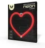 Avizar, lampe néon LED coeur fixation murale port USB-A, Voir les images du produit 12