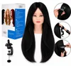 Główka głowa treningowa fryzjerska Ela włos naturalny 55 cm Podgląd zdjęcia produktu 1