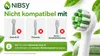 4 sztuki szczoteczek nakładkowych NIBSY, kompatybilnych z Podgląd zdjęcia produktu 10