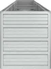 A front view of a galvanized steel raised garden bed. Náhľad obrázku produktu