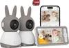 2K-Babyphone mit 2 Kameras PTZ 355°, 5-Zoll-Babyphone mit Produktbild-Vorschau 1