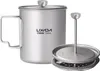 Lixada 750ml titanový hrnek na kávu French press hrnec na Náhled obrázku produktu 1