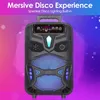 Tragbarer Lautsprecher, Bluetooth 5.0 Karaoke-Lautsprecher Produktbild-Vorschau 2
