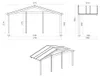 Casetta da giardino in legno con veranda e tettoia - 48m2 - Anteprima dell’immagine prodotto 4