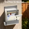 Poštovní schránka Wiltec s rolí na noviny 305 x 95 x 335 Náhled obrázku produktu 7
