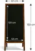 Allboards Reklamní áčko s křídovou tabulí 150x61cm - Náhled obrázku produktu 11