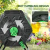 Outsunny Composteur de jardin - bac à compost pour déchets Voir les images du produit 4