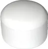 5 Stück Kappe für Rundrohr D=30 mm L=26 mm WEISS PVC Produktbild-Vorschau 1