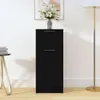 vidaXL Příborník černý 30x30x70 cm Materiál dřeva Náhled obrázku produktu 2