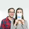 Mr. & Mrs. Panda Postkarte Wal Konfetti - Weiß - Geschenk, Produktbild-Vorschau 4