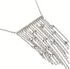 Kette 925 Silber rhodiniert Collier Zirkonia viele Kettchen Produktbild-Vorschau 1