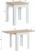 Dmora Tavolo Allungabile Aratro 67x67x79h cm Bianco, 6 Anteprima dell’immagine prodotto 3