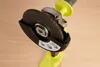 Close-up of an angle grinder with a cutting disc and safety guard. Produktbild-Vorschau