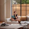 HOMCOM Stehlampe Wohnzimmer im Bogen Design mit Produktbild-Vorschau 4