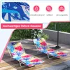 Zestaw 2 składanych leżaków plażowych COSTWAY, leżaki z Podgląd zdjęcia produktu 4