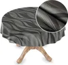 Tischdecke Wachstuch Premium Ornamente Schwarz Robust Produktbild-Vorschau 1