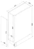Küchenunterschrank 20 cm - Graphit - mit Schublade und Korb Produktbild-Vorschau 7