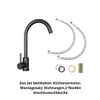 GRANMASTER Magma Granitspülbecken Komplett-Set Schwarzer Produktbild-Vorschau 6