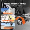 A close-up of a paint sprayer with overlaid images and text highlighting its adjustment settings. Produktbild-Vorschau