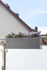 Fioriera da balcone BENNO in fibrocemento, grigio roccia, Anteprima dell’immagine prodotto 2
