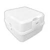 Brot- und Lunchbox mit 4 Fächern Vesperdose Weiß 1400ml Produktbild-Vorschau 1