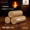 Heizfuxx Nestro XL Blue Holzbriketts Weichholz 10kg x 96 Produktbild-Vorschau 4