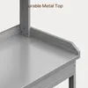 Gärtnertisch 112x43x120 cm Pflanztisch mit Schubladen  | Produktbild-Vorschau 3