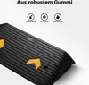 Wiltec Schwellenrampe bis 50 t, Rampe aus robustem Gummi Produktbild-Vorschau 4