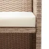 2-osobowa sofa ogrodowa wykonana z polirattanu z beżowymi Podgląd zdjęcia produktu 9