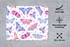 MuchoWow® Mauspad Mousepad Schmetterlinge - Punkte - Muster Produktbild-Vorschau 2