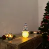 Winterkind Mädchen auf LED Schneeball 19cm Dekofigur Produktbild-Vorschau 6
