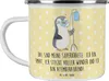Mr. & Mrs. Panda Emaille Tasse Pinguin  Sauerstoff - Gelb Produktbild-Vorschau 1