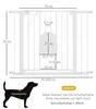 Barrière de sécurité pour chiens PawHut, barrière de Voir les images du produit 3